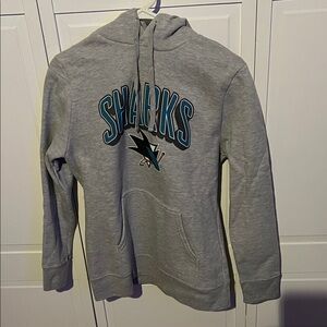 Fanatics Gray San Jose Sharks Sweatshirt
